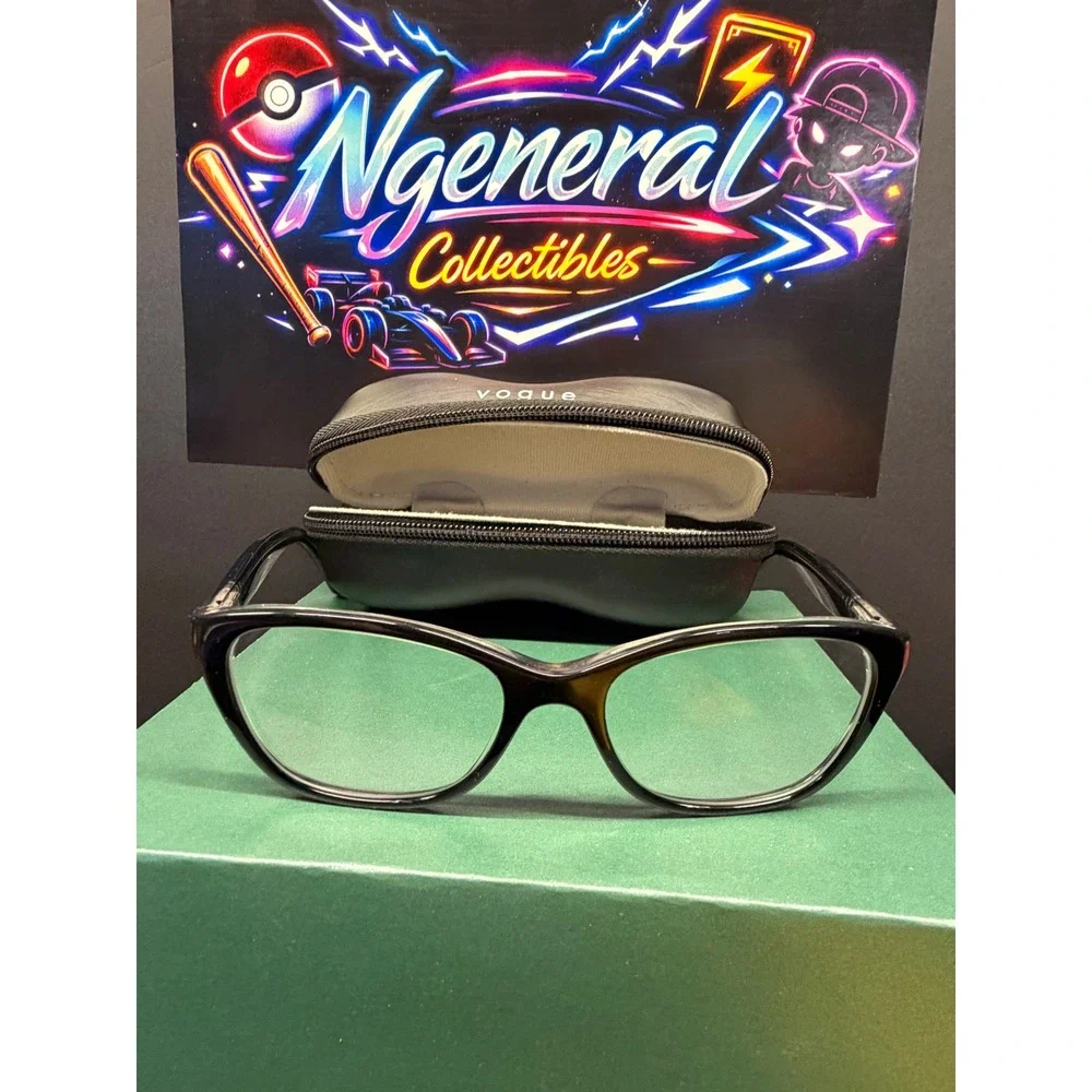 Vogue VO 2961 W827 Black Cat Eye Eyeglasses Frames with Case 53-17-135